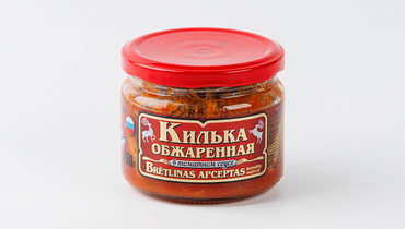 Изображение товара Килька каспийская обжаренная в томатном соусе ст/б, 260 г