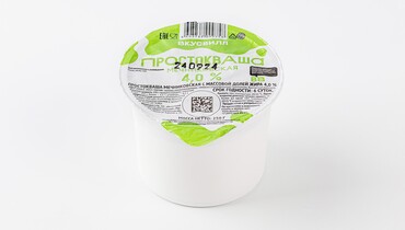 Изображение товара Простокваша 4% 250 г ВкусВилл натуральный кисломолочный продукт