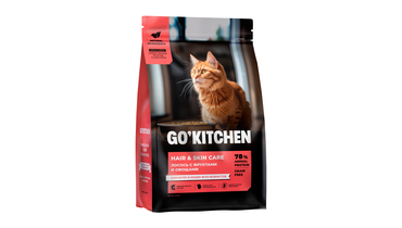 Изображение товара Беззерновой сухой корм для кошек с лососем GO'KITCHEN 1.36 кг