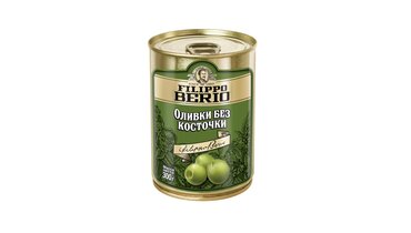 Изображение товара Оливки Filippo Berio без косточки ж/б 300 г