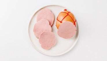 Изображение товара Колбаса вареная "С телятиной" ВкусВилл, 400 г, натуральное мясо