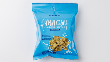 Изображение товара Чипсы кукурузные с морской капустой, 35 г