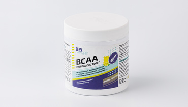 Изображение товара BCAA порошок лайм лимон 200 г для мышечной массы и восстановления