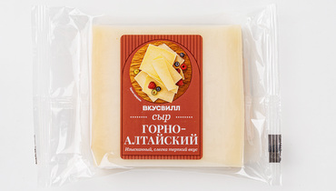 Изображение товара Твердый сыр Горно-Алтайский 200 г натуральный с насыщенным вкусом