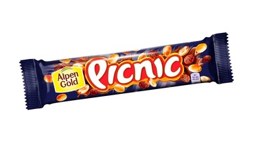 Изображение товара Шоколадный батончик Picnic с арахисом и изюмом 38 г