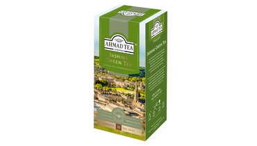 Изображение товара Чай зеленый Ahmad tea с жасмином пакетированный 25х2 г