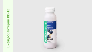 Изображение товара Биойогурт с черникой злаками и льном ВкусВилл 1,5% 290 г