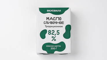 Изображение товара Масло сливочное 82,5% фольга, 200 г