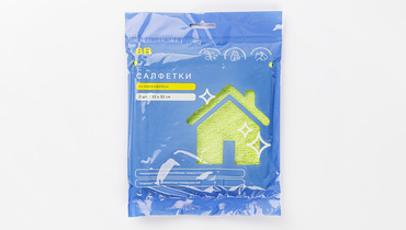 Изображение товара Салфетки из микрофибры 32*32 см, 2 шт
