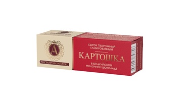 Изображение товара Сырок глазированный Картошка А. Ростагрокомплекс 50 г для перекуса и десертных блюд