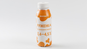 Изображение товара Ряженка из цельного молока 3,4 - 4,5%