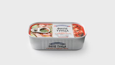 Изображение товара Тунец консерв. в масле с перцем чили, 120 г