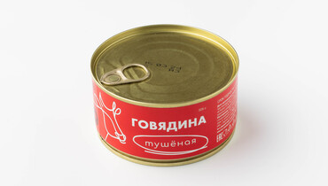 Изображение товара Говядина тушеная, 325 г
