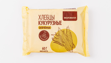 Изображение товара Хлебцы кукурузные запеченные, 60 г