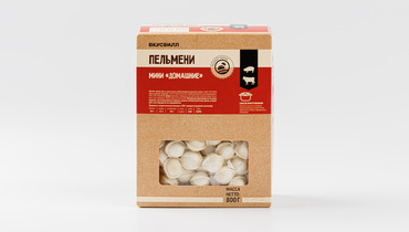 Изображение товара Мини пельмени Домашние ВкусВилл 800 г натуральные и вкусные
