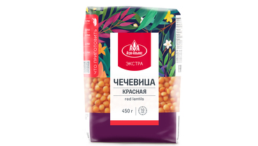 Изображение товара Чечевица Агро-Альянс Экстра красная 450 г