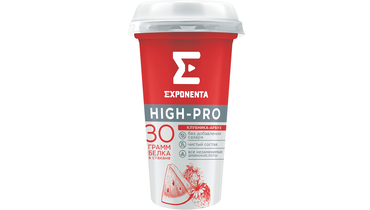 Изображение товара Напиток кисломолочный Exponenta High-Pro Клубника-арбуз 250 г