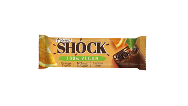 Изображение товара Батончик глазированный FitnesShock Апельсиновый 45 г