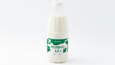 Изображение товара Молоко 3,2% в бутылке 900 мл - ВкусВилл