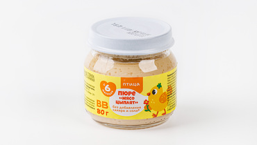 Изображение товара Пюре "Мясо цыплят", 80 г