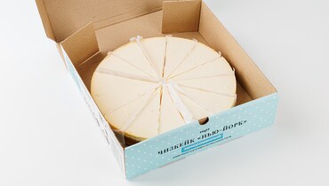 Изображение товара Замороженный чизкейк Нью-Йорк 1,1 кг ВкусВилл классический десерт