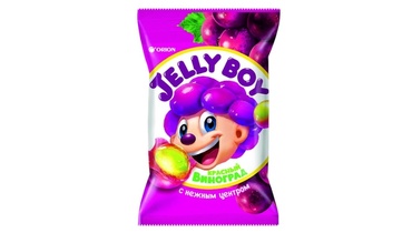 Изображение товара Мармелад жевательный Orion Jelly boy со вкусом красного винограда 66 г