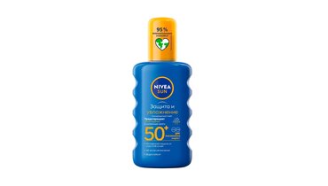 Изображение товара Солнцезащитный спрей Nivea Защита и увлажнение SPF 50 200 мл