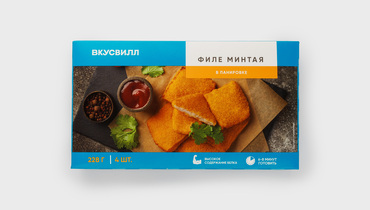 Изображение товара Филе минтая в панировке зам., 228 г