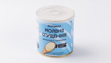 Изображение товара Молоко сгущенное цельное с сахаром, 360 г