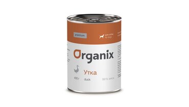 Изображение товара Organix консервы с уткой для собак - премиум качество