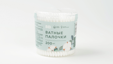 Изображение товара Палочки ватные, 200 шт