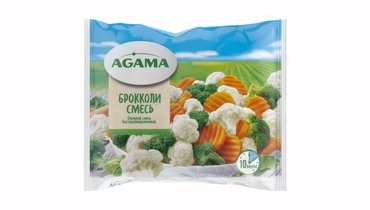Изображение товара Смесь овощная Hortex/Agama Брокколи смесь замороженная 400 г