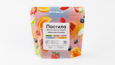Изображение товара Ассорти из яблочной пастилы "Фруктово-ягодное"