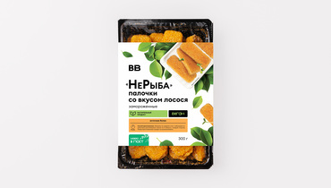 Изображение товара Палочки веган "неРыба" со вкусом лосося, зам.