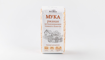 Изображение товара Мука ржаная цельнозерновая, 500 г