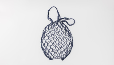 Изображение товара Авоська Тёмный джинс на 9 литров из 100% хлопка экологичная и стильная