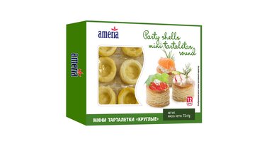 Изображение товара Тарталетки Ameria Мини круглые 12 шт 72 г