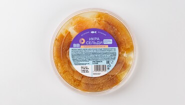 Изображение товара Икра ястычная сельди подкопченная в масле, 180 г