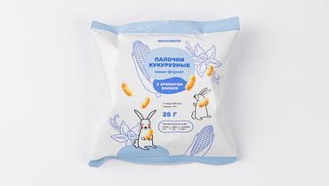 Изображение товара Палочки кукурузные с ароматом ванили, 25 г
