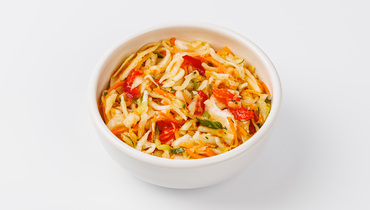 Изображение товара Салат Витаминный с лимонной заправкой 150 г свежие овощи натуральный вкус