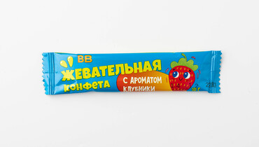 Изображение товара Конфета жевательная с ароматом клубники