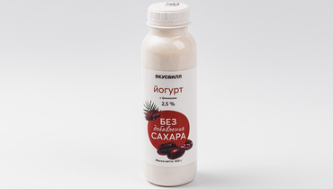 Изображение товара Йогурт питьевой с финиками без доб. сахара 2,5%