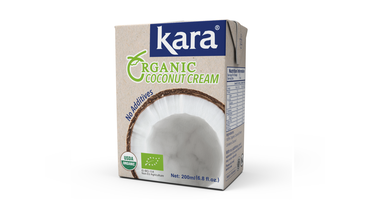 Изображение товара Сливки кокосовые Kara Organic 24% Тетра Пак 200 мл