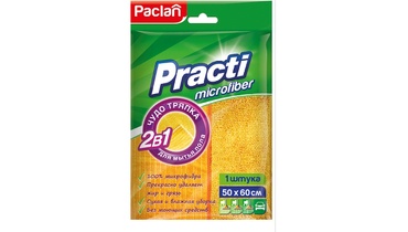 Изображение товара Тряпка для пола из микрофибры Paclan Practi Micro 50х60 см 1 шт