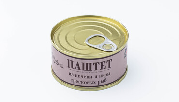 Изображение товара Паштет из печени и икры тресковых рыб, 120 г
