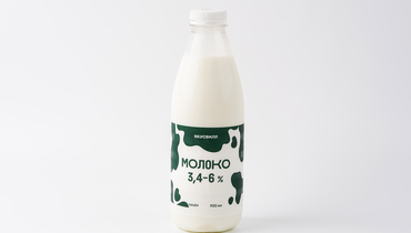 Изображение товара Молоко цельное 3,4-6% 900 мл ВкусВилл Россия