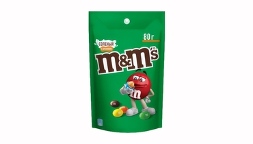 Изображение товара Драже M&M`s Соленый арахис с молочным шоколадом в хрустящей разноцветной глазури 80 г