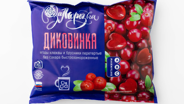 Изображение товара Пюре из диких ягод "Сердечки", зам.