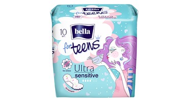 Изображение товара Прокладки гигиенические Bella for teens Ultra sensitive впитывающие 10 шт