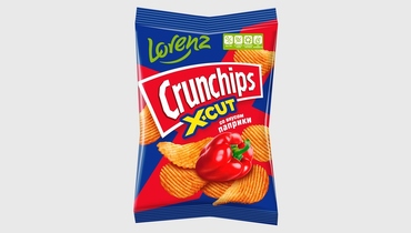 Изображение товара Чипсы картофельные Lorenz Crunchips X-Cut со вкусом паприки 70 г